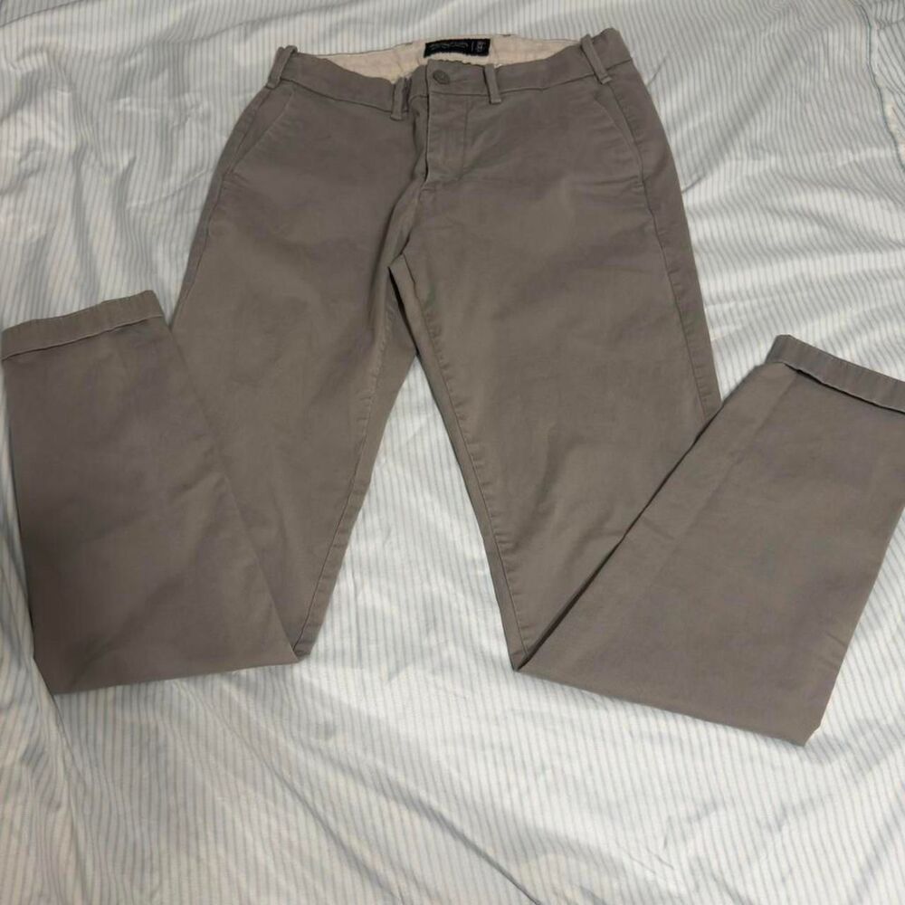 Abercrombie & Fitch grey super skinny stretch trousers Size 30